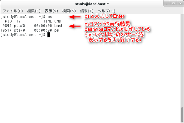 Linuxのシェルとコマンドプロンプトを理解しよう 応用力 をつけるためのlinux再入門 4 1 2 ページ It