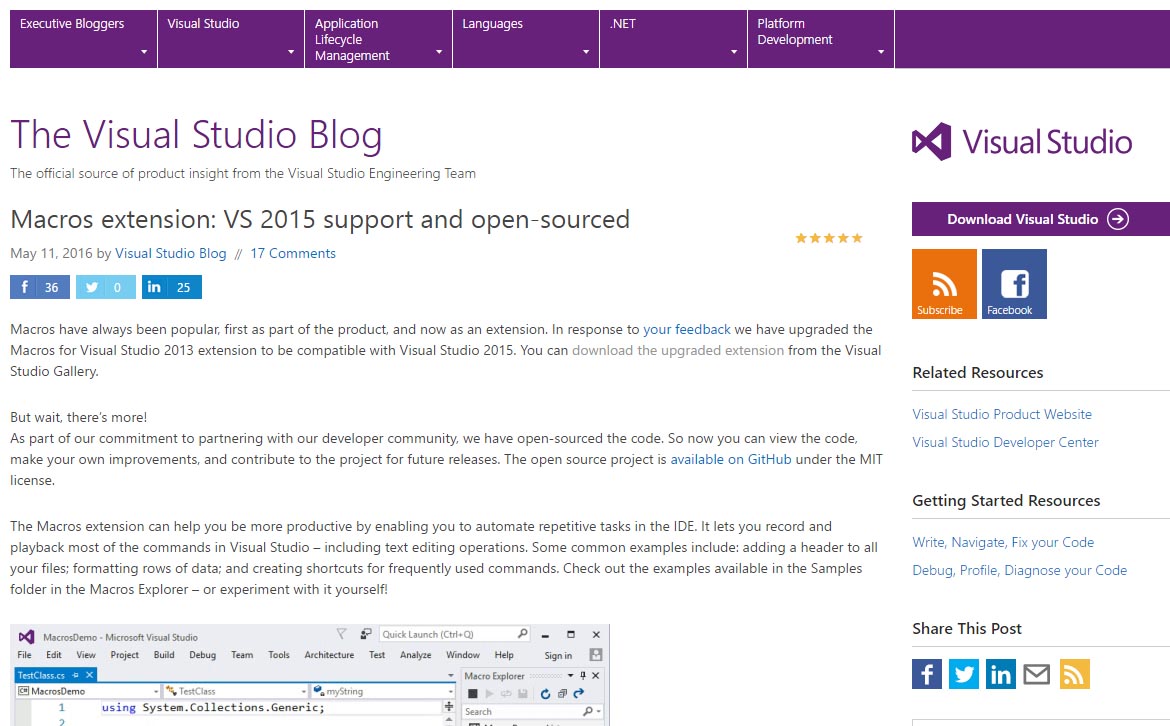 uOuThe Visual Studio Blogv