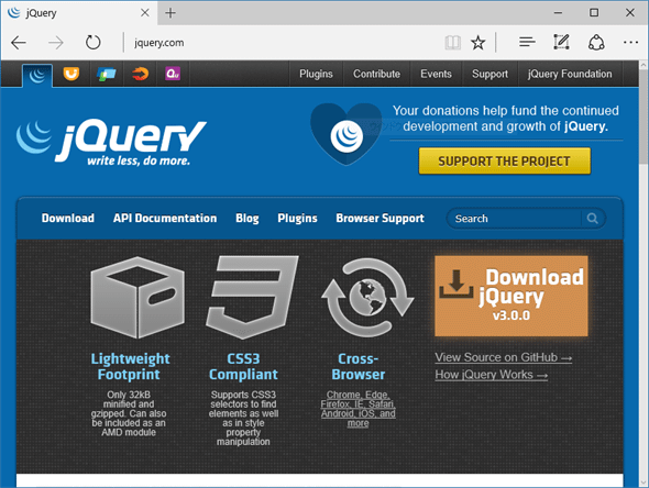 jQuery公式サイト