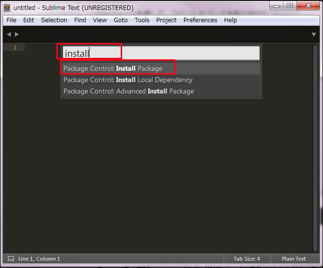 }14@ uPackage Control:Install PackagevI