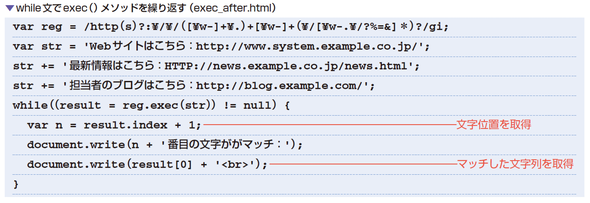while文でexec（）メソッドを繰り返す（exec_after.html）