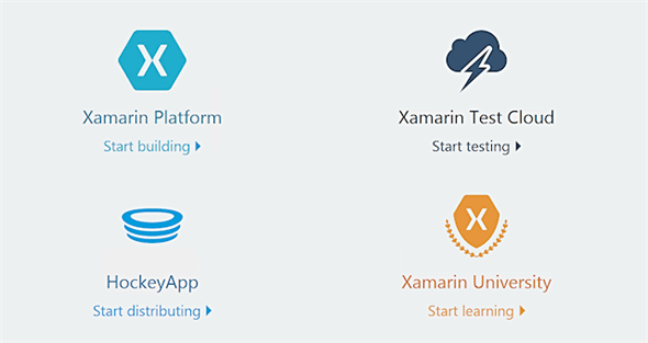 Xamarinが提供するサービスと製品