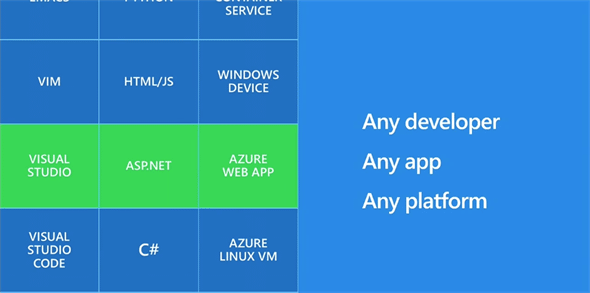 Any developer. Any app. Any platform