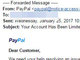 「PayPalユーザー」を狙う巧妙なフィッシングメールにご注意