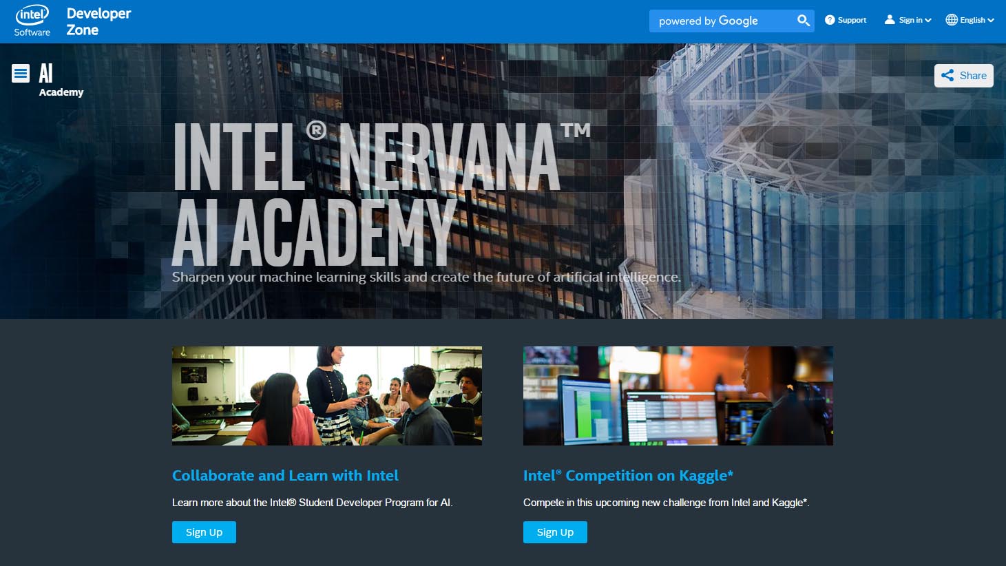 Intel Nervana AI AcademyWebTCg