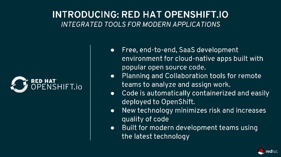 米レッドハットが目指してきた開発 運用環境が ひととおりの 完成形に近づいた Red Hat Summit 17 It