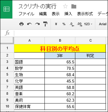 スプレッドシートに図形でボタンを作成しgasを実行 トリガーを使ったメニューの追加 Excel Vbaプログラマーのためのgoogle Apps Script入門 9 It