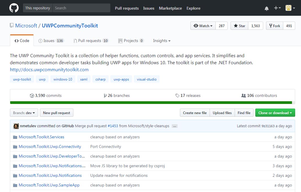 オープンソースのUWPアプリ開発ツールキット「UWP Community Toolkit v2.0」が公開 何が新しくなったのか ...