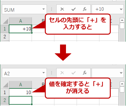 Excelでセルの先頭に プラス や アットマーク などの記号を入力する方法 Tech Tips It