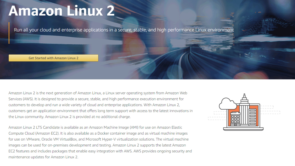 Aws Linuxサーバosの次期バージョン Amazon Linux 2 のlts候補版を提供開始 オンプレミスで利用可能な仮想マシンイメージも提供 It