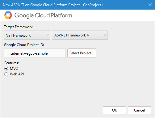 mNew ASP.NET on Google Cloud Platform Projectn_CAO