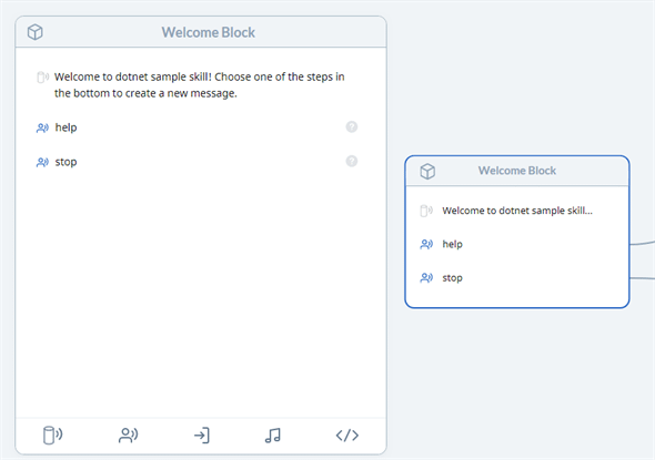 uWelcome Blockv̑Θbe