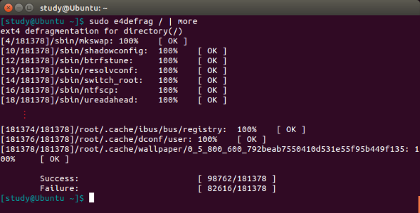 E4defrag コマンド Ext4ファイルシステムでデフラグを実行する Linux基本コマンドtips 197 It