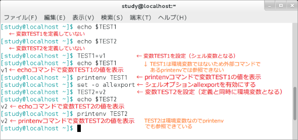 Set コマンド シェルの設定を確認 変更する Linux基本コマンドtips 5 It