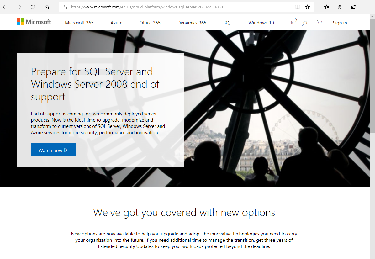 1@SQL Server 2008^2008 R2Windows Server 2008^2008 R2̈ڍsxTCg