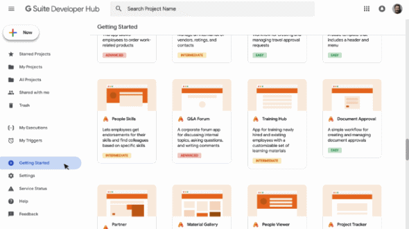 Google G Suite Developer Hub でg Suite開発者を強力にサポート プロジェクトの単一ビューを提供 It