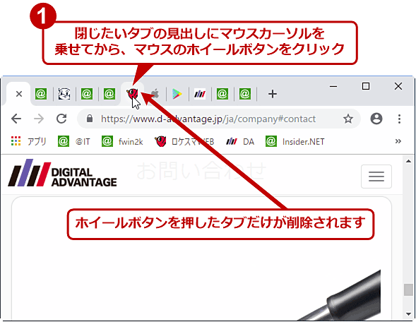 不要なタブ ページ を素早く閉じる3つの方法 Google Chrome完全ガイド It