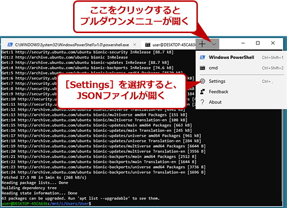 Windows Terminal̃j[