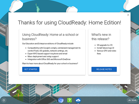 CloudReady Home Edition̏ݒsi6j