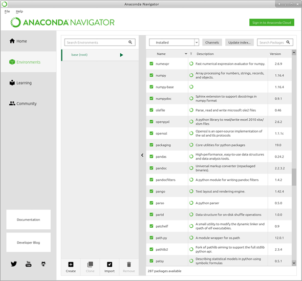 �}11�@Anaconda Navigator�́mEnvironments�n�^�u