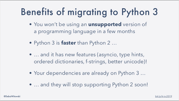 Python 3へ移行することのメリット