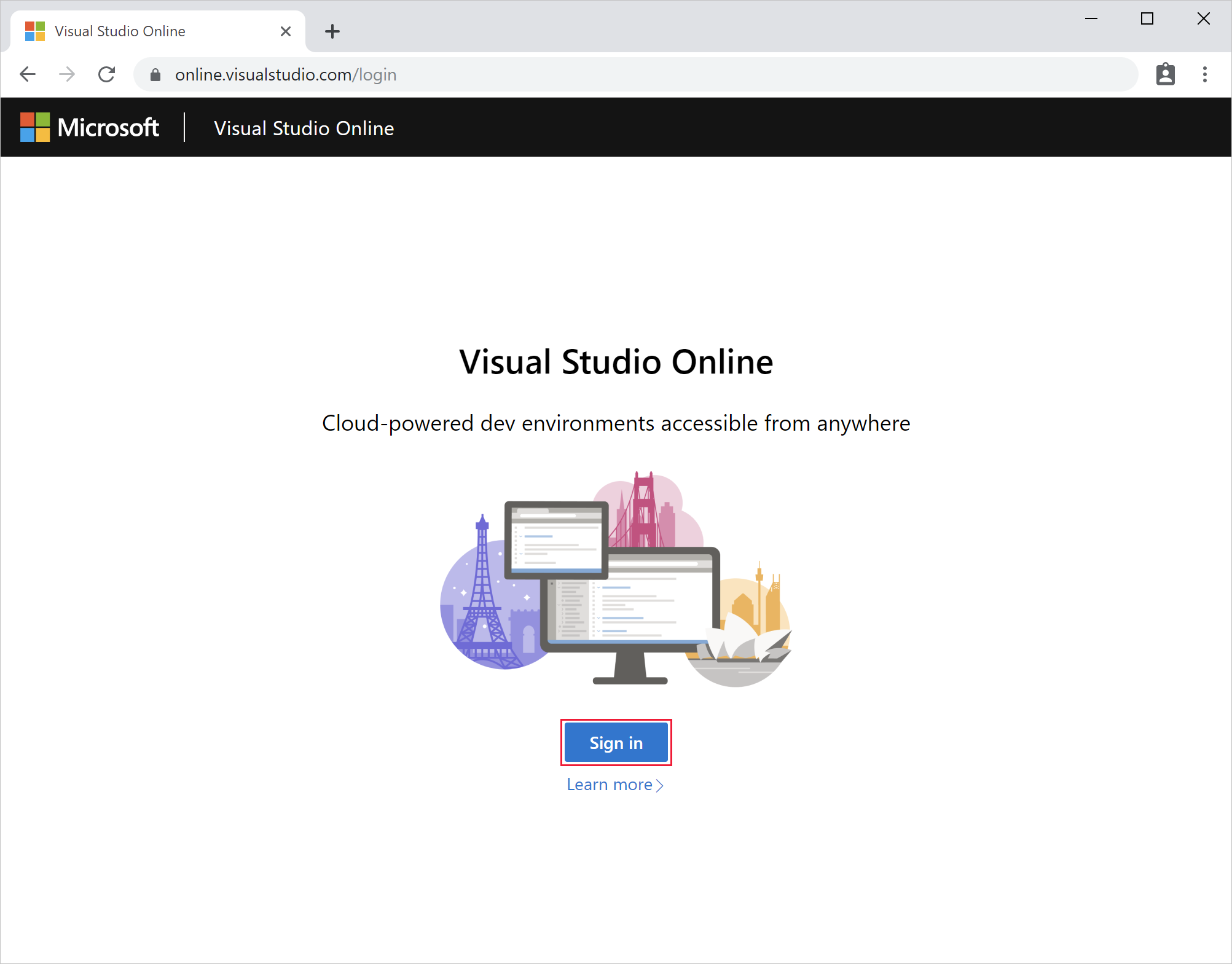 MicrosoftAJuVisual Studio OnlineṽpubNvr[łJ