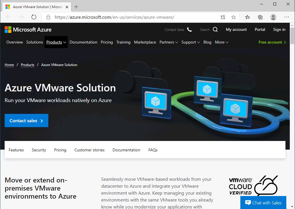 1@ȑÓuAzure VMware Solution by CloudSimplev̐iTCǵuAzure VMware SolutionvɒuꂽBvr[iɕύXȂ