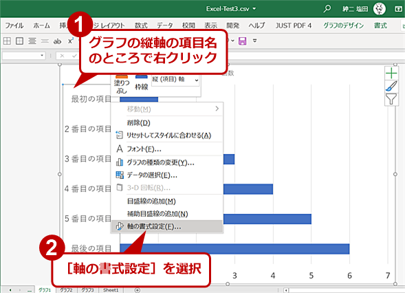 Excelトラブル対策 なぜか表とグラフの項目順が逆に Tech Tips It