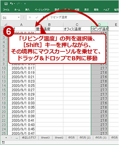 Excel データの2軸の相関を一発プレゼン かんたん散布図作成法 Tech Tips It