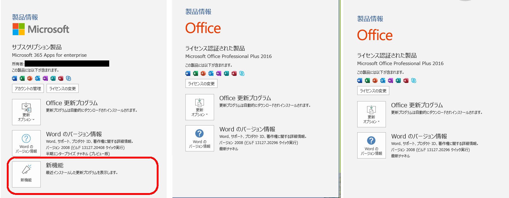 Office 永続ライセンス