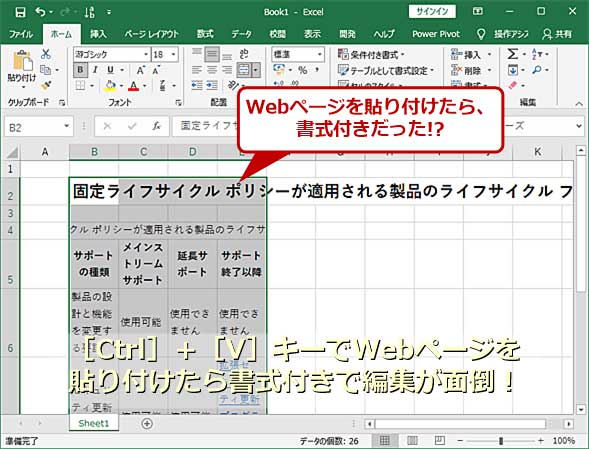 Excelの書式を壊さずそのまま貼り付ける簡単な方法 Tech Tips It