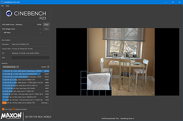 MAXONCINEBENCH̉