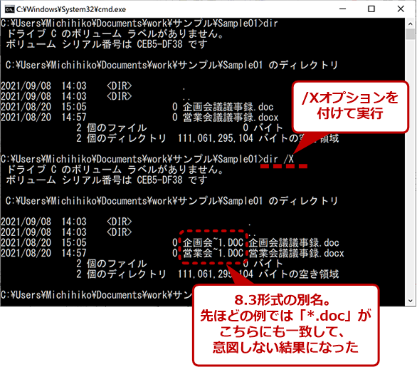 Windows OSɊ蓖Ă8.3`̕ʖmF