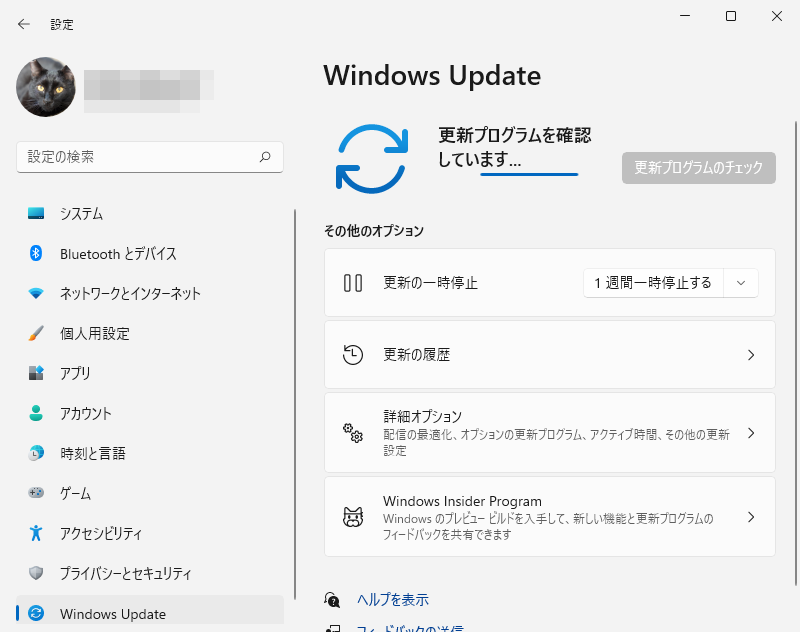 Windows Update蓮ŎsWindows 11̏ꍇAmݒnAvNAyCŁmWindows UpdatenIAEyĆmXVvÕ`FbNn{^NbN邱ƂŁAXVvO̓KpsBłs\ApIPC𗘗pĂȂƁAKp܂ŎԂB