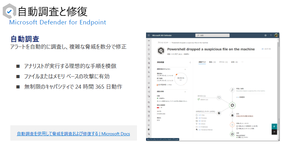 Microsoft Defender for Endpoint̃_bV{[hi񋟁F{}CN\tgj