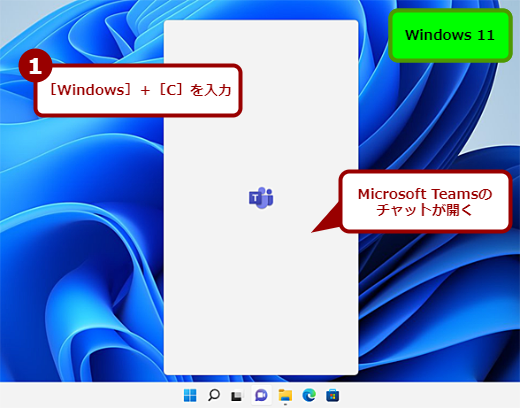 ［Windows］＋［C］キーに割り当てられた機能（2）