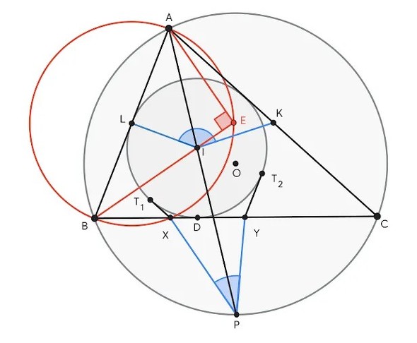 AlphaGeometry 219bŉuKILƁXPY̘a180xɓƂؖvƂ4̐}BAlphaGeometry 2́AAEB90xƂȂ悤ɒBI̓_E\邱ƂĂƂB_EAB̒_LɖړI^̂ɖ𗧂A_ؖ̂ɕKvȁABE`YBI⁢ALE`IPĈ悤ȑ̑Op`̑gi񋟁FGoogle DeepMindj