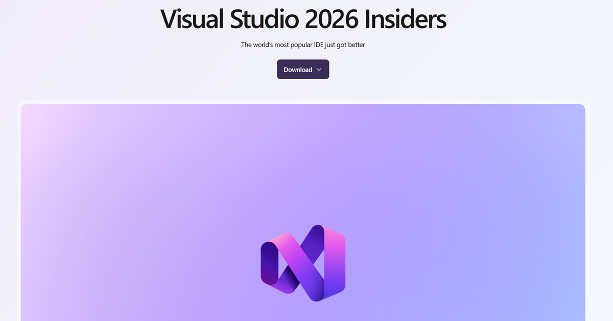 Microsoft、「Visual Studio 2026 Insiders」を公開　「AI統合」「パフォーマンス改善」が特徴
