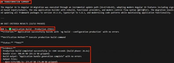 �ϊ��T�}���[�ƃA�v���P�[�V�����r���h�^�{�Ԋ����،��ʁi�񋟁FAWS�j