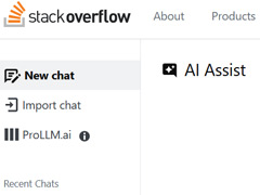 Stack Overflow�AAI�����@�\�𖳏����J�@�R�~���j�e�B�[�̒m����D��AAI���⑫