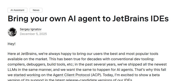 JetBrains�̃u���O�L��