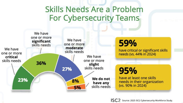 �g�D��95�����X�L���s���ɒ��ʁ@�u�d��܂��͐[���ȃX�L���s���v��59���ɑ����i�񋟁FISC2�j