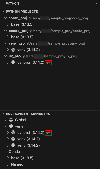 �uuv venv�v�ō쐬����venv���z���ɂ́uuv�v���t���������悤