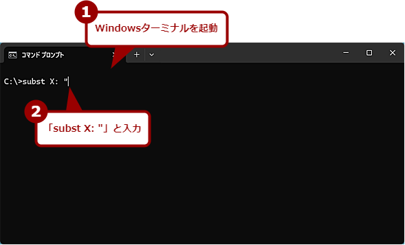 ����t�H���_���h���C�u�ɂ���i1�j