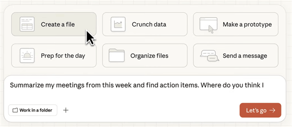 �mCreate a file�n��I��Ńv�����v�g����͂����Ƃ���