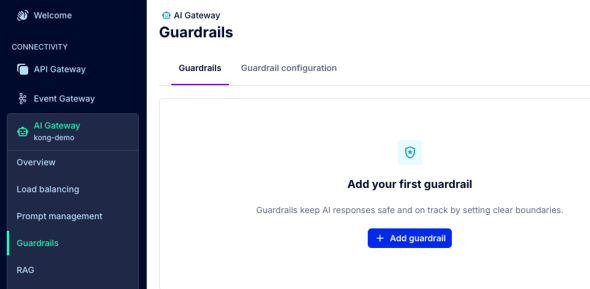 Kong Konnect: Guardrails