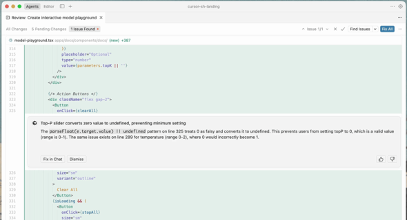 AI�R�[�h���r���[��Cursor���Ńo�O�𒼐ڌ��o���ďC���i�񋟁FAnysphere�j