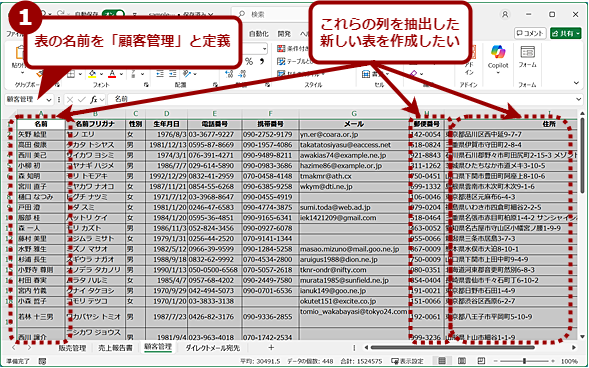 ��̏��Ԃ����ւ����\���쐬����i1�j