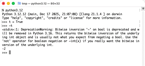 Python 3.12�ŕ\�������DeprecationWarning���b�Z�[�W