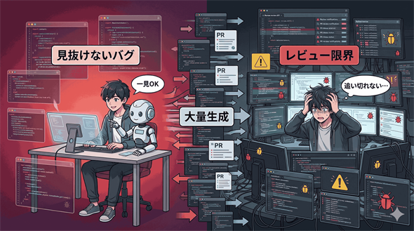 AI���ʎY����u�������Ȃ��o�O�v�ƁA�l�Ԃɂ��u���r���[�v�̌��E